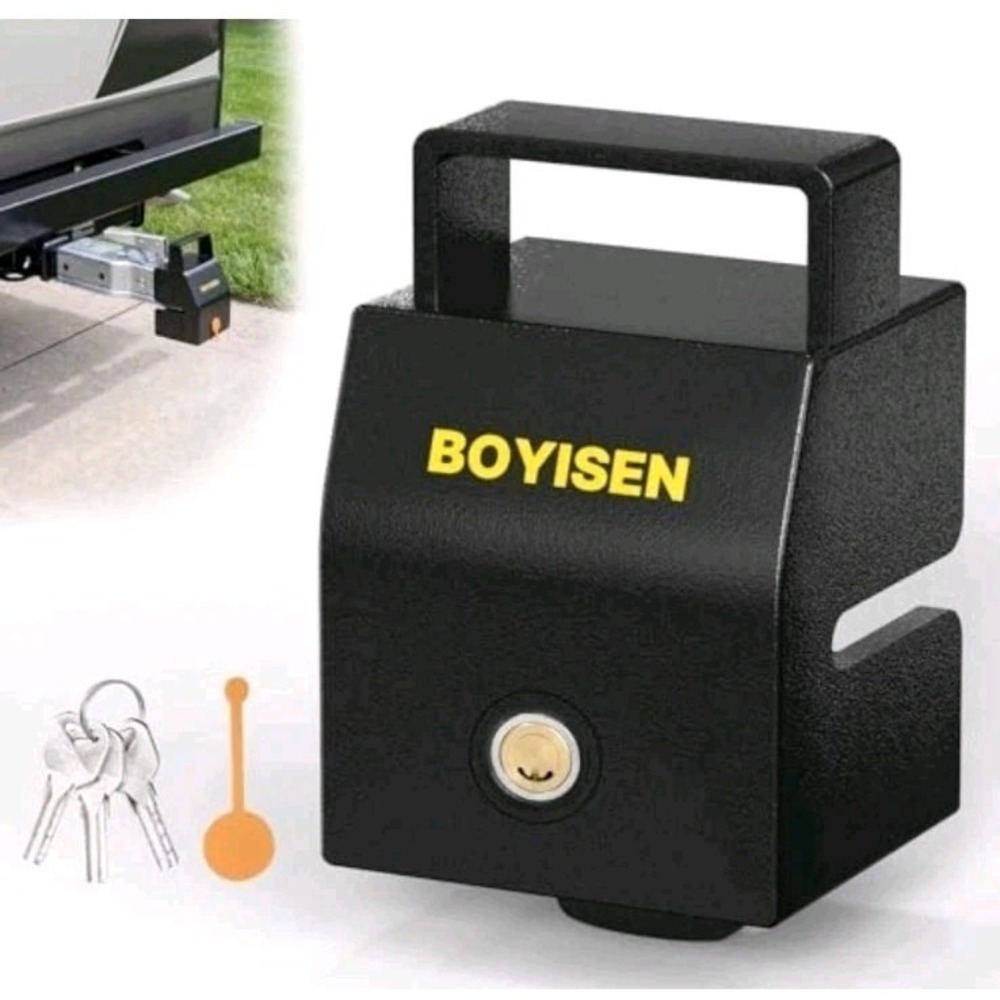 NEW Boyisen Heavy Duty Coupler Lock Fits 1 7/8", 2" And 2 5/16 Ball Couplers